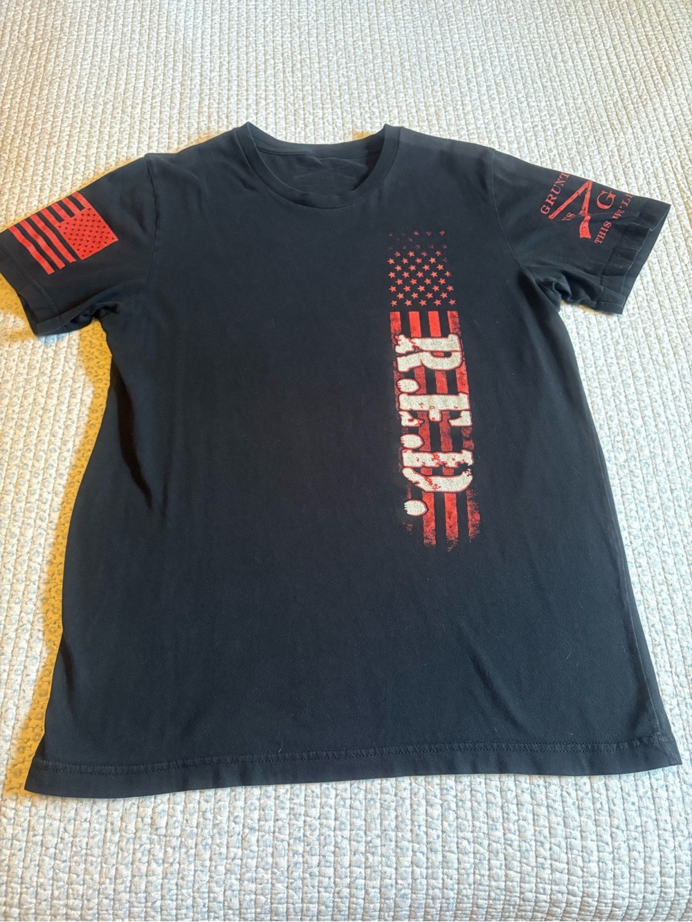 Grunt Style R.E.D Black T-shirt
